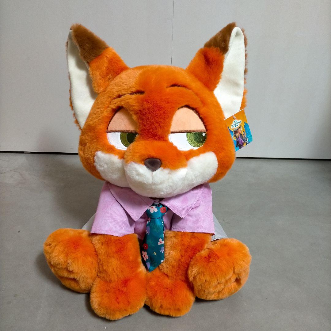 ズートピア ニック・ワイルド ぬいぐるみ コストコ ブランケット付き