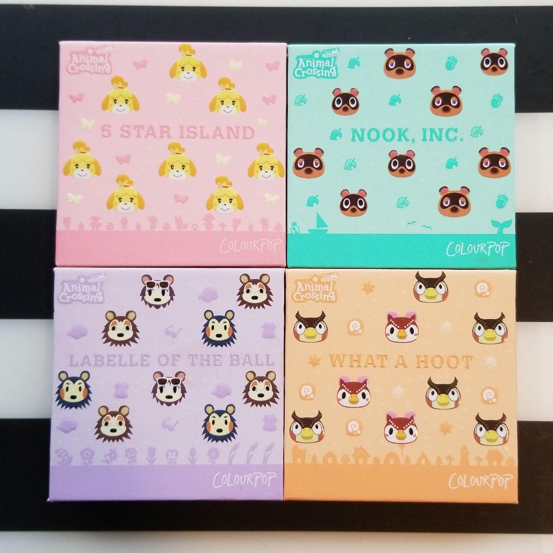 ☆あつまれどうぶつの森 あつ森 Colourpopコラボ アイシャドウ限定