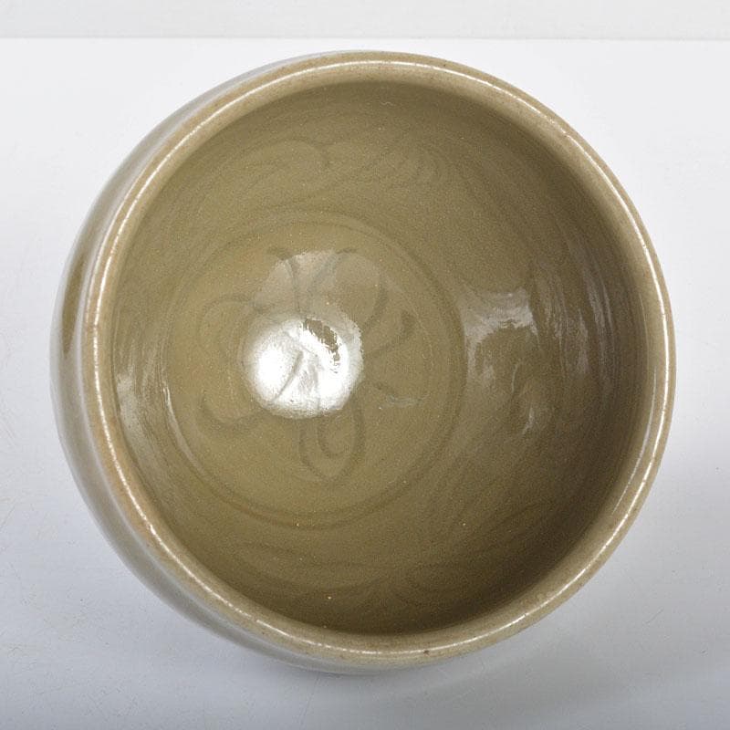 中国 龍泉窯 青磁 印刻花文 茶碗 V R4254 - メルカリ