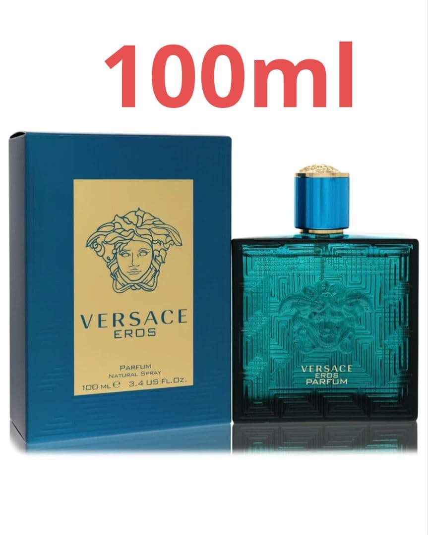 香水(男性用) 100ml VERSACE EROS PARFUM NATURAL SPRAY エロス パルファム 100 ml ブラック | VERSACE JP