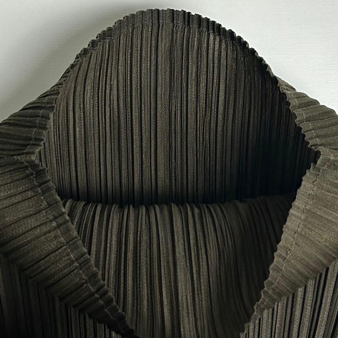 美品✴︎プリーツプリーズ/イッセイミヤケ/長袖変形プリーツカットソー