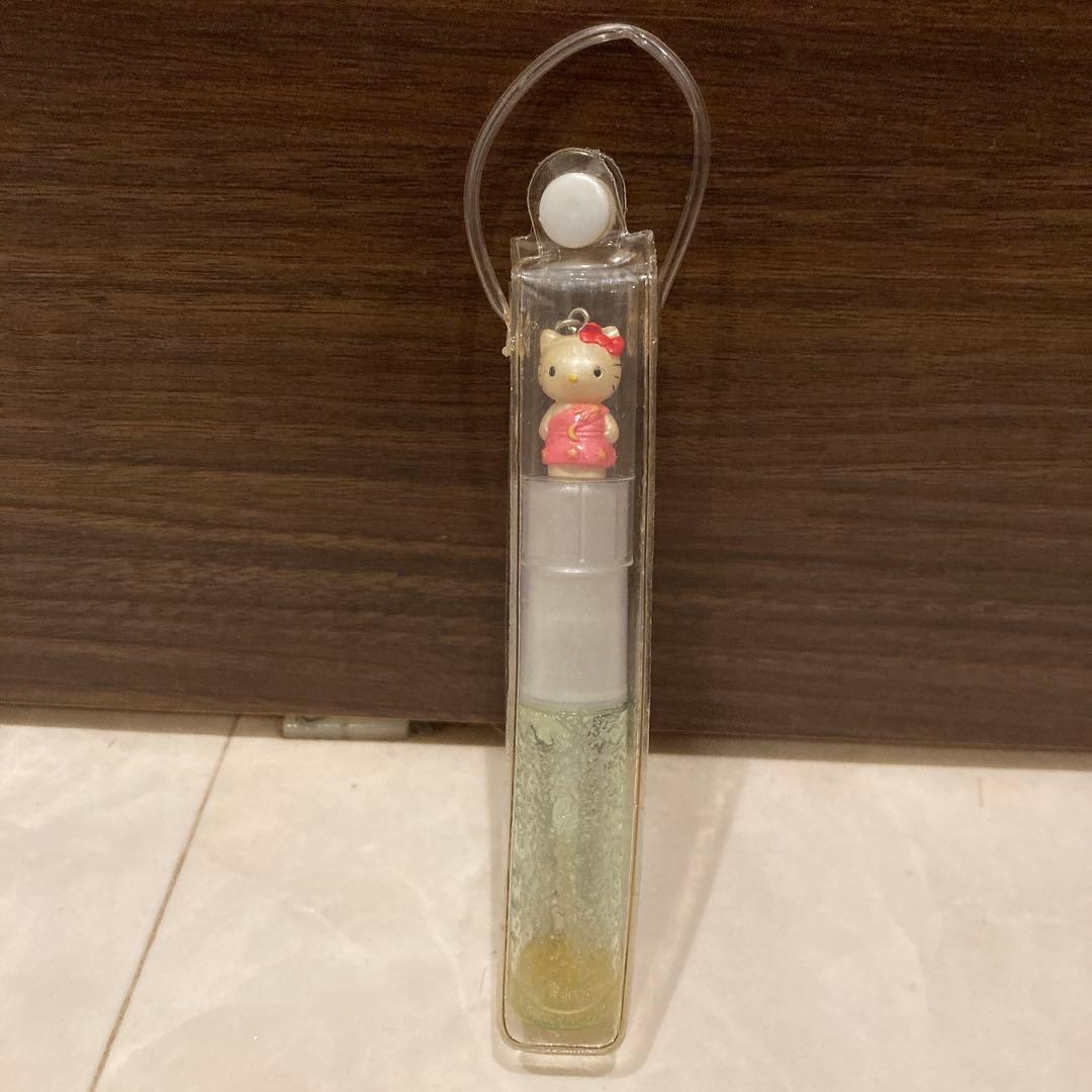 レトロ《2002年 ハローキティ グリッターミスト》当時物 コスメ☆グリーン