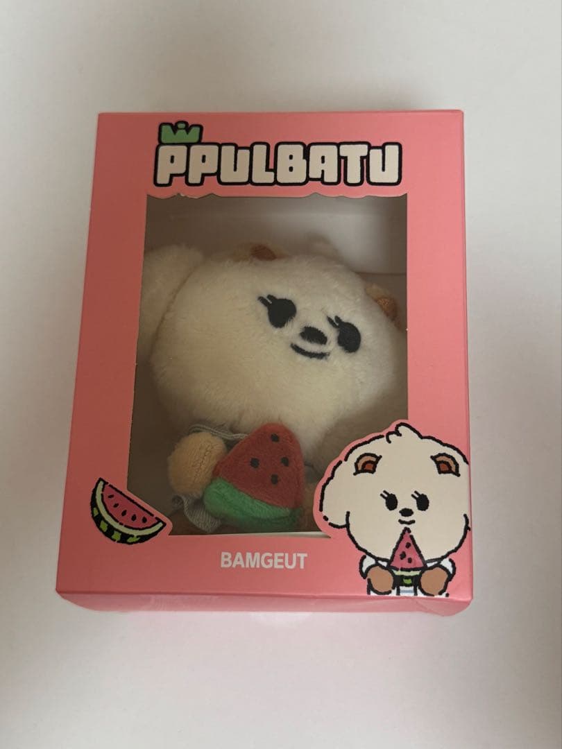 PPULBATU バムグッ スイカ ぬいぐるみキーリング - メルカリ