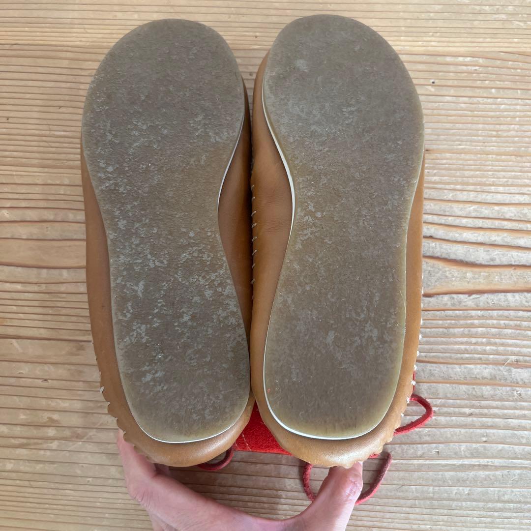 FUNNY モカシン　赤　25.5cm