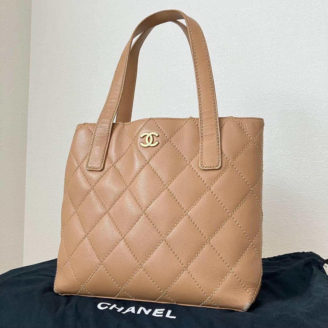 CHANEL✨シャネル キルティング トートバッグ - メルカリ