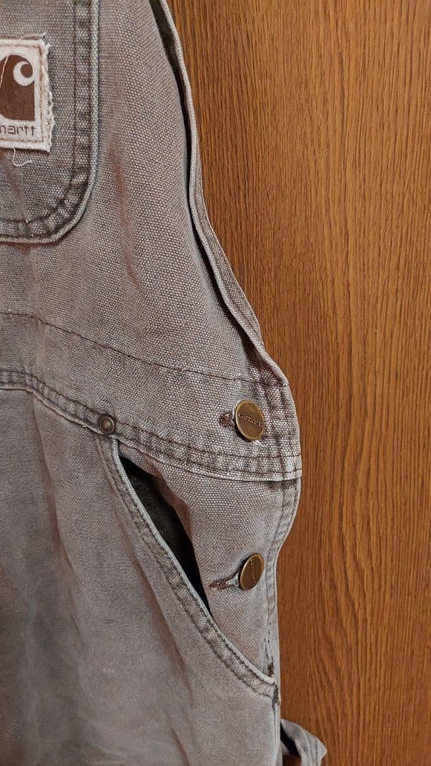 夏休みセール♪ 小さめ Carhartt ヴィンテージ ツナギ ブラウン 茶色