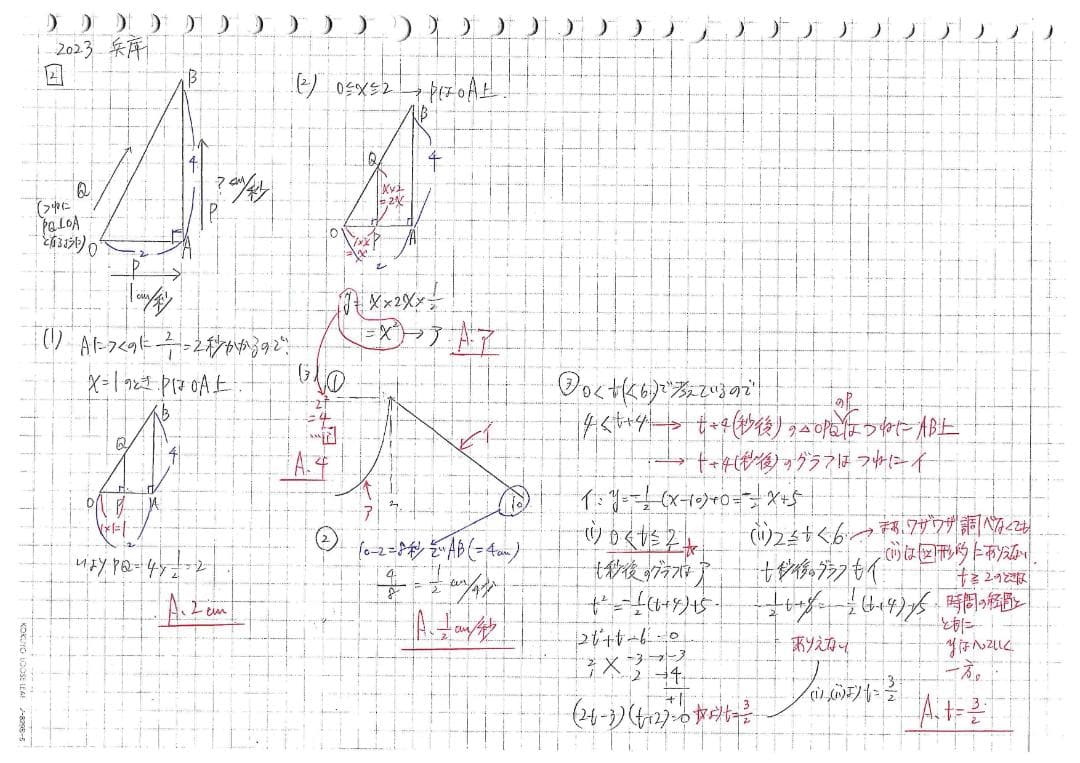 塾講師オリジナル数学解説 全問動画付 兵庫 公立高校入試 2016-25 過去