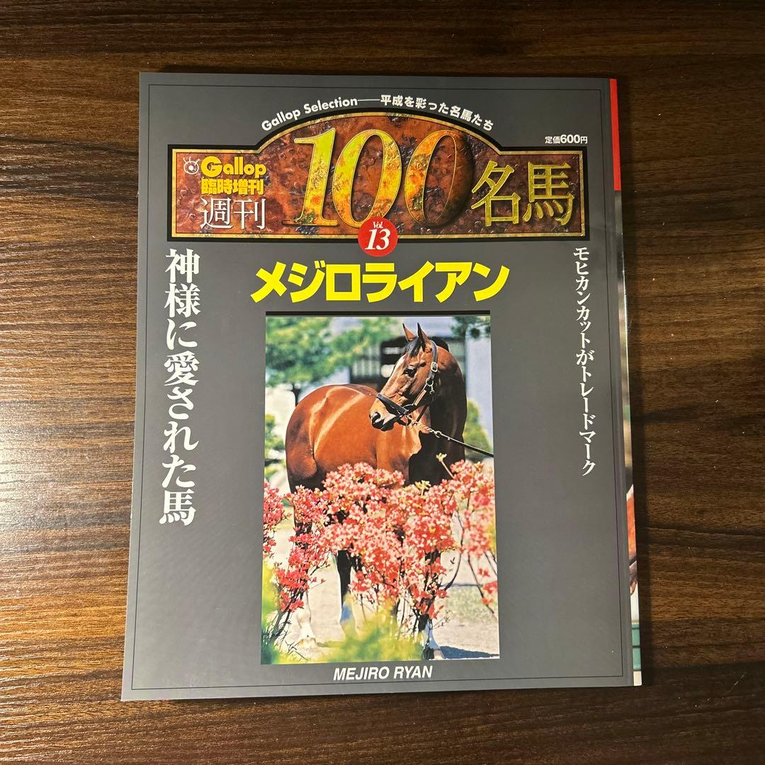 極稀少 週刊100名馬 Vol.13 メジロライアン Gallop臨時増刊 - メルカリ