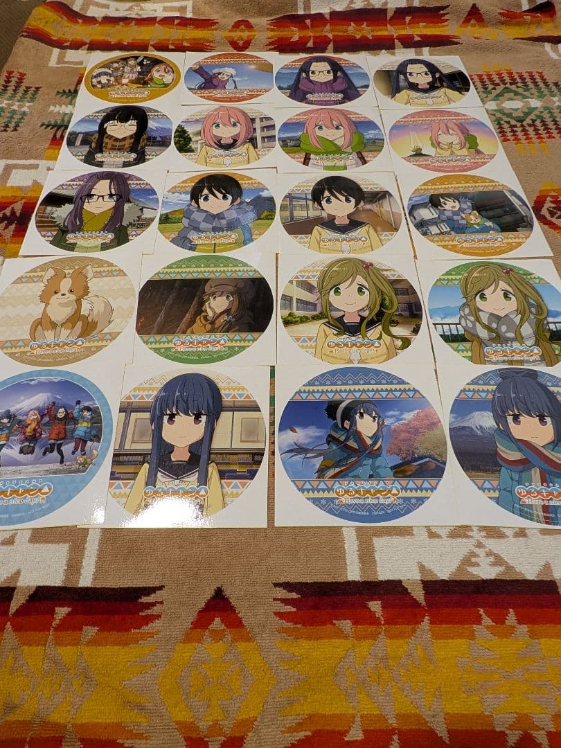 ゆるキャン△have a nice day 山梨巡り　ステッカー全20種 Campaign-山梨めぐりステッカーキャンペーン-｜Switch/PS4「ゆるキャン
