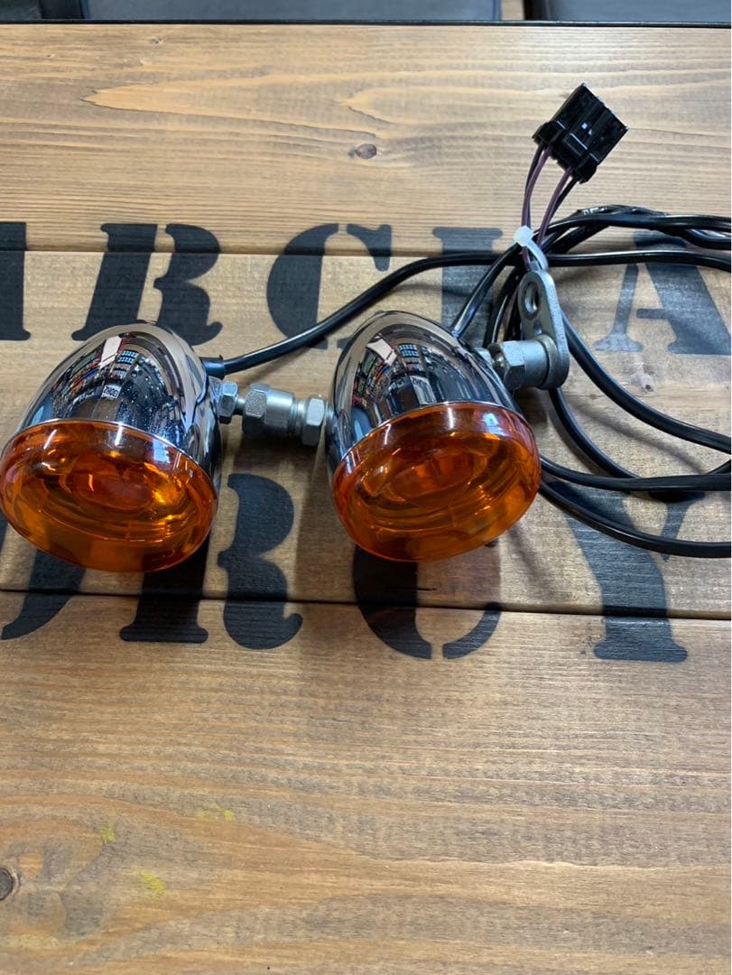 ハーレーダビッドソン　ダイナ　純正ウィンカー前後セット ハーレー純正オプション ミニブレット LEDウインカー 前後セット