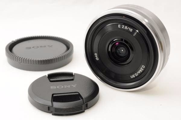 SONY パンケーキレンズ 単焦点 E 16mm F2.8 SONY 単焦点レンズSEL16mm/F2.8 パンケーキレンズって使える？使えない