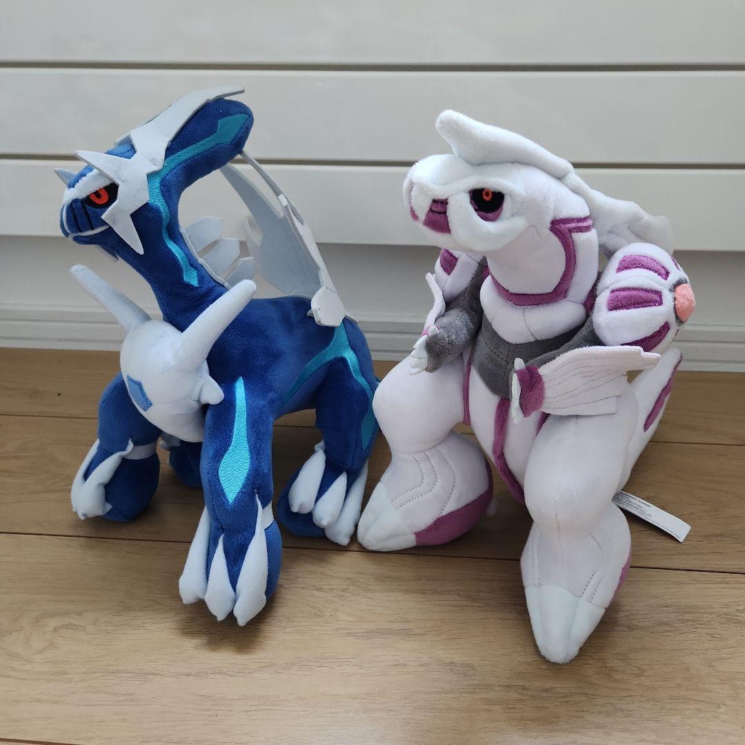 ポケモン ディアルガ パルキア ぬいぐるみ ディアルガ パルキア ぬいぐるみ ポケモンセンター - メルカリ