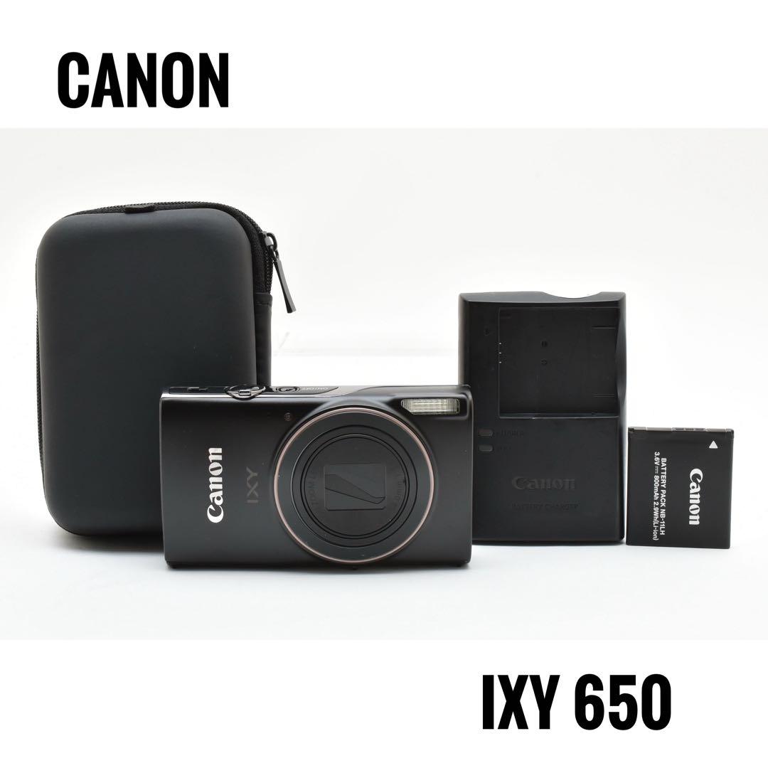 【美品】キヤノン CANON IXY 650 ブラック コンパクトデジタルカメラ キヤノン（Canon） コンパクトデジタルカメラ IXY 650 ブラック 光学12