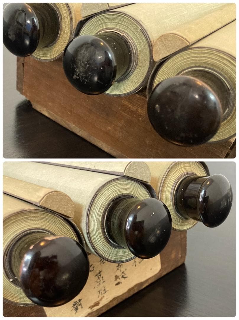 狩野常信「布袋に蘆雁」掛軸 三幅 紙本：江戸幕府 御用絵師 - メルカリ