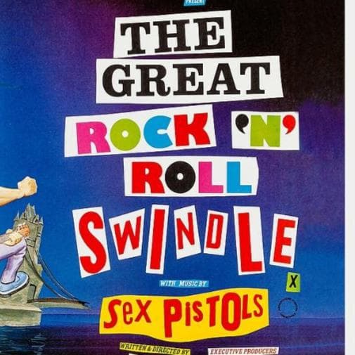 UK版ポスター『ザ・グレイト・ロックンロール・スウィンドル』 - メルカリ