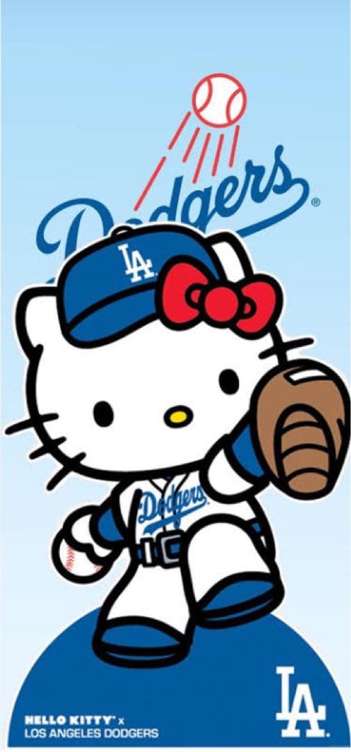 ハローキティ 大谷翔平 所属 2014年 ドジャース 球場配布 首振り人形
