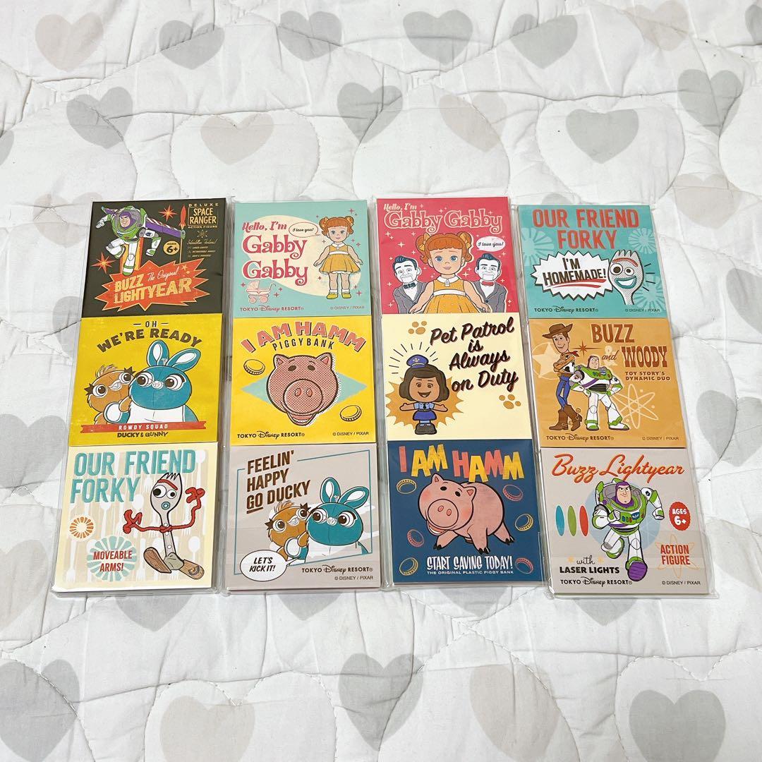 トイストーリー メモ帳 12個セット 東京ディズニーリゾート ウッディー