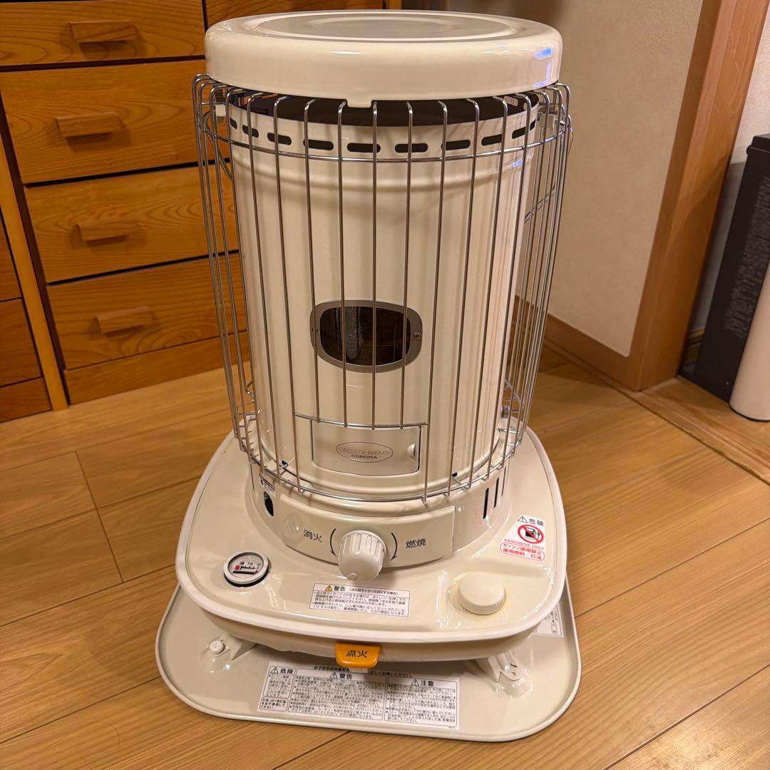 CORONA石油ストーブ 2024年製 SL-6624 【美品】 ☆当日出荷☆コロナ 『 SL-6624 』石油ストーブ 遠赤外線 ホワイト色