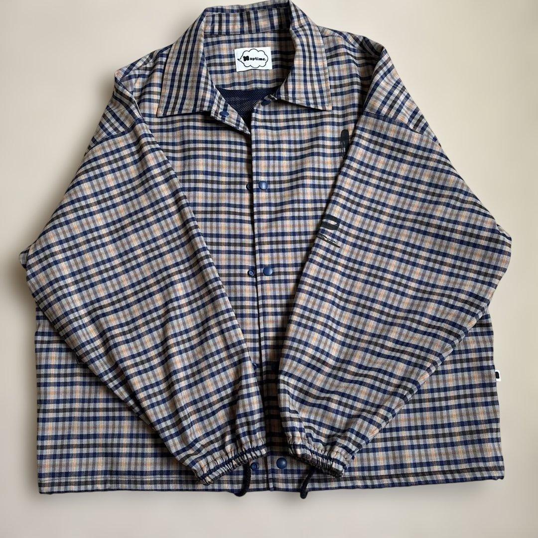 Naptime チェック柄コーチジャケット Fサイズ 2026年最新】naptime コーチジャケットの人気アイテム - メルカリ