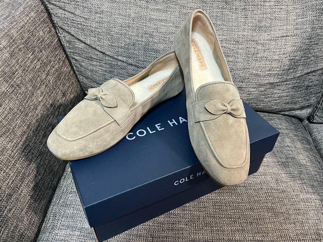 最終値下げ！⭐️新品未使用◆定価35,200円◆コールハーン◆スエードローファー 4.ゼログランド ローファー mens. 0.0 | COLE_HAAN