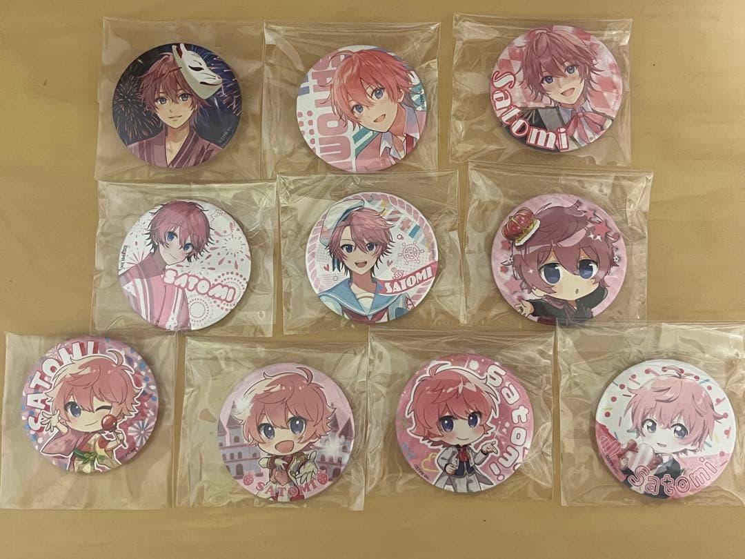 すとぷり さとみくん 缶バッジ 10個セット - メルカリ