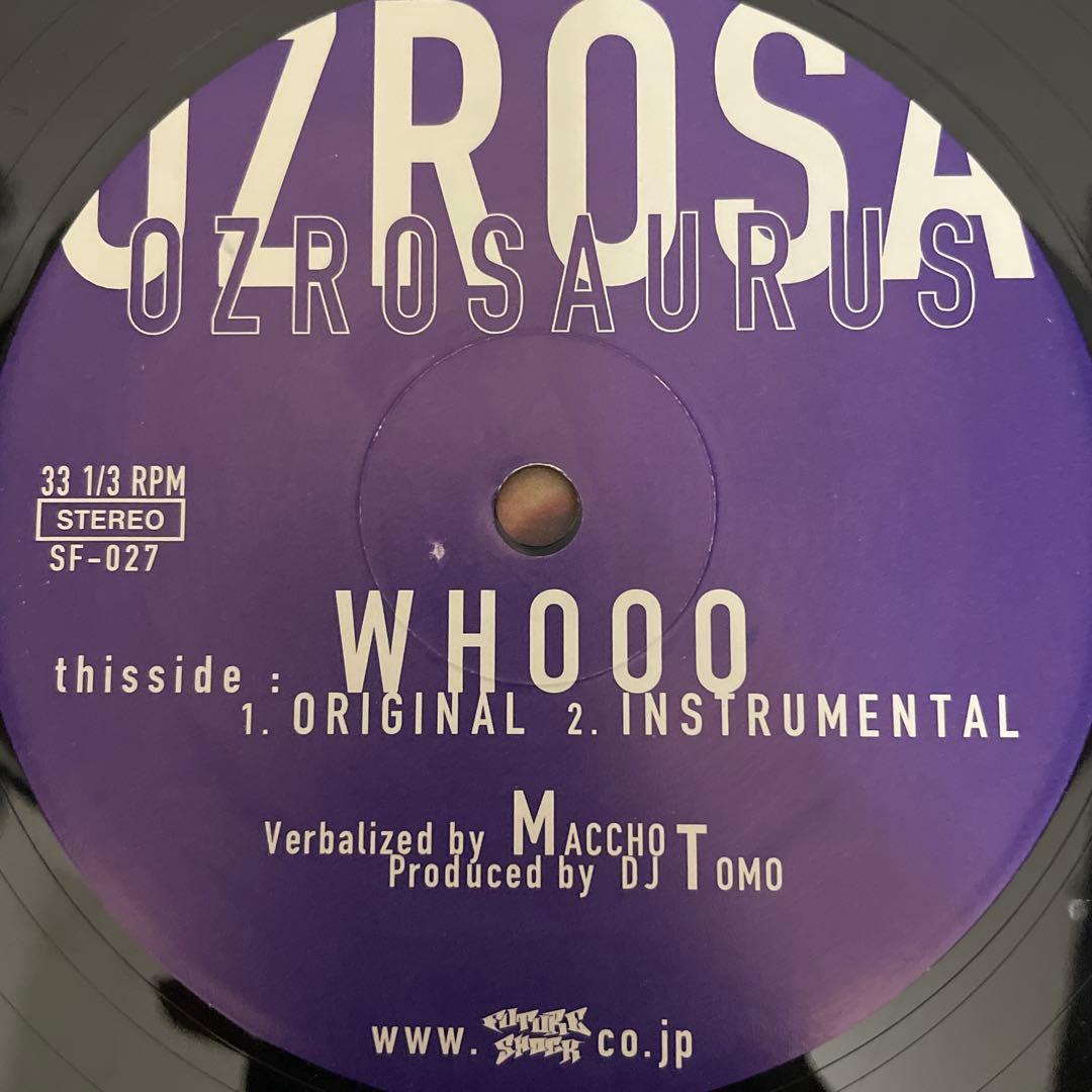 超激レア盤☆OZROSAURUS WHOOO レコード オジロザウルス - メルカリ