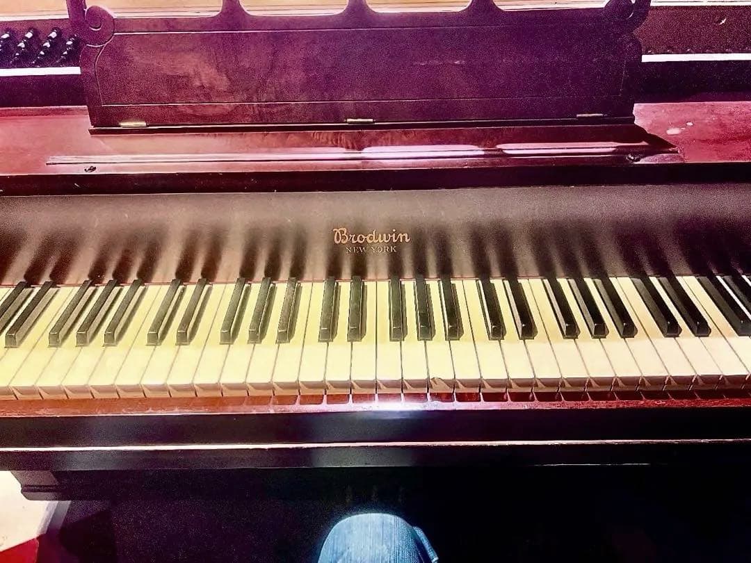 木製小型アンティークピアノ　アメリカ製 Brodwin NEWYORK ピアノを聴く動画》使用ピアノ紹介】第69回ボールドウィン