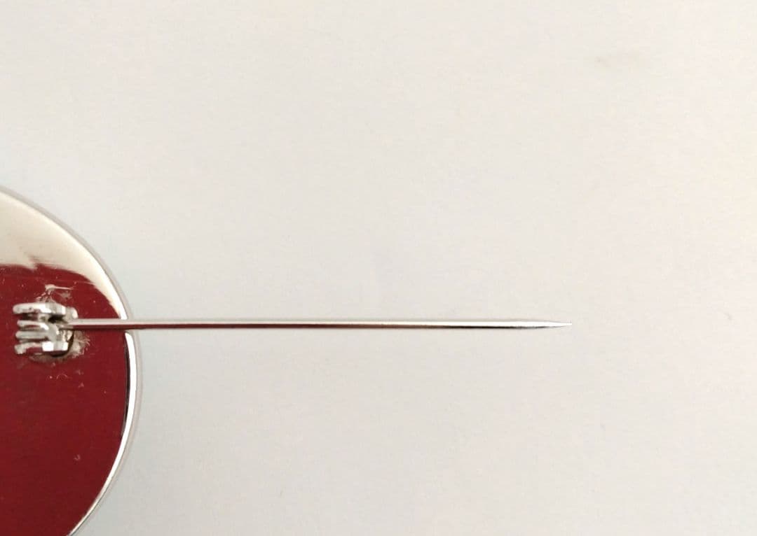 昭和レトロ 俊兼 としかね 有田焼 陶器製 花 小花 ブローチ 青 水色 レトロ