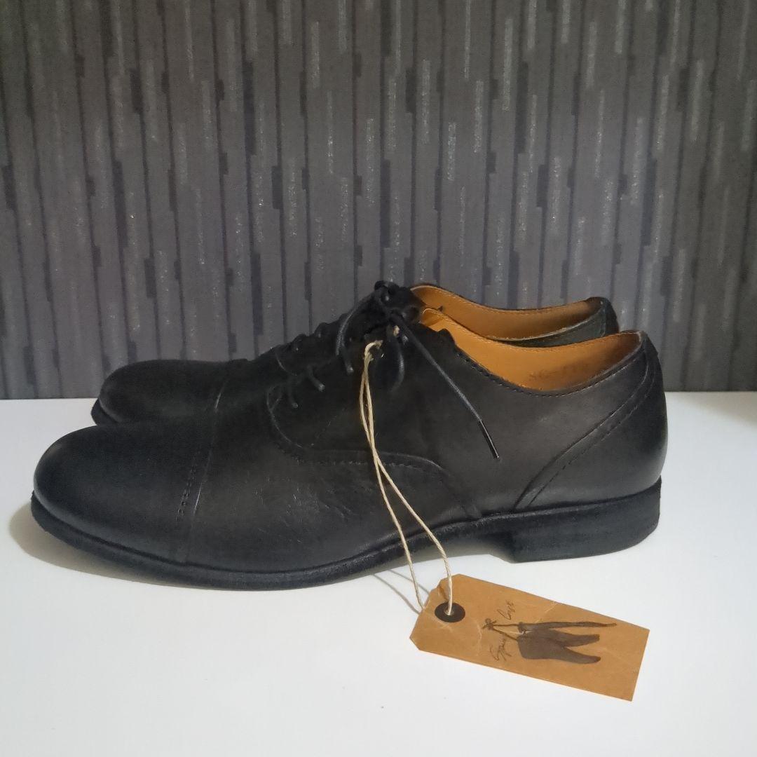 スペース クラフト sc112ブラック ホースヌメ革レースアップシューズ space craft SC-112 レースアップシューズ(BLACK) | クトウテンwebshop