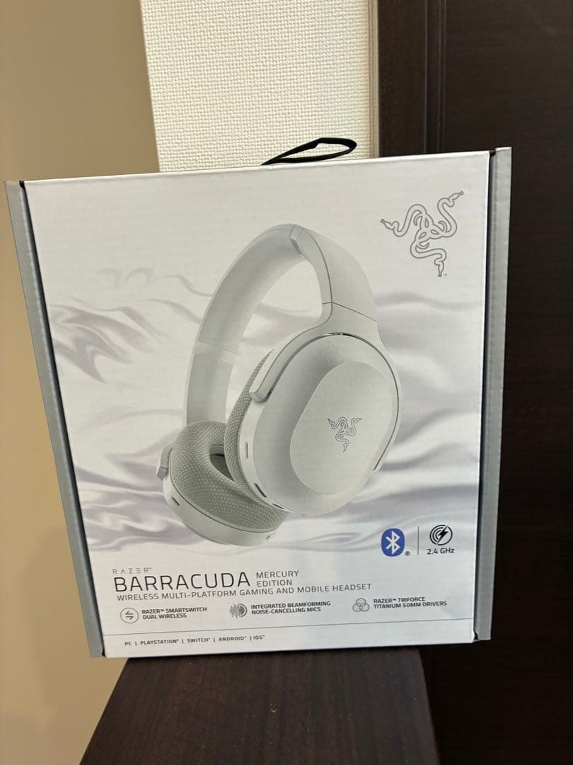 Razer BARRACUDA MERCURY ゲーミングヘッドセット Amazon.co.jp: Razer レイザー Barracuda Mercury White ワイヤレス