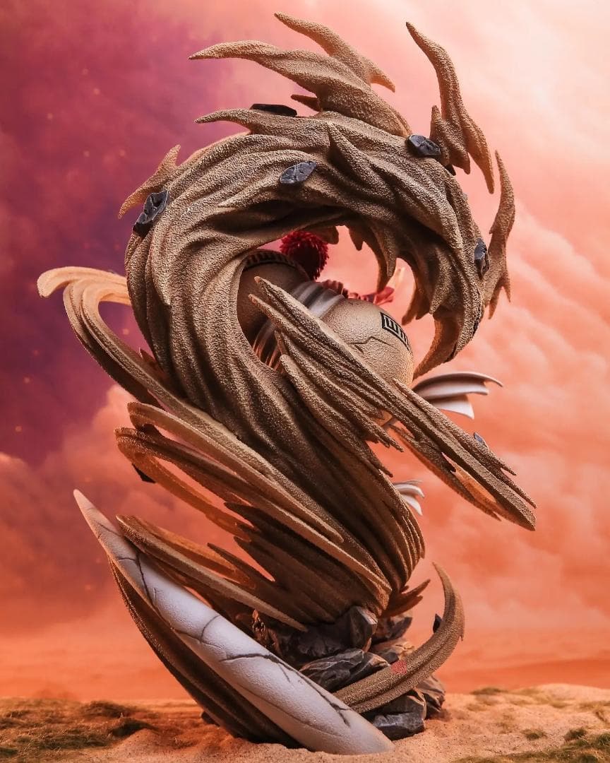 ナルト 疾風伝 我愛羅 があら ガレージキット フィギュア 塗装済み完成