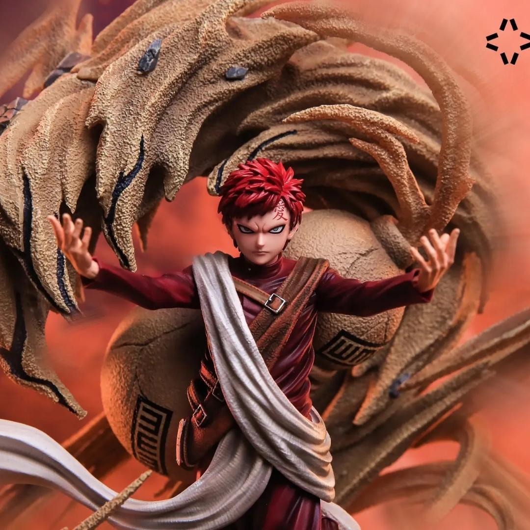 ナルト 疾風伝 我愛羅 があら ガレージキット フィギュア 塗装済み完成