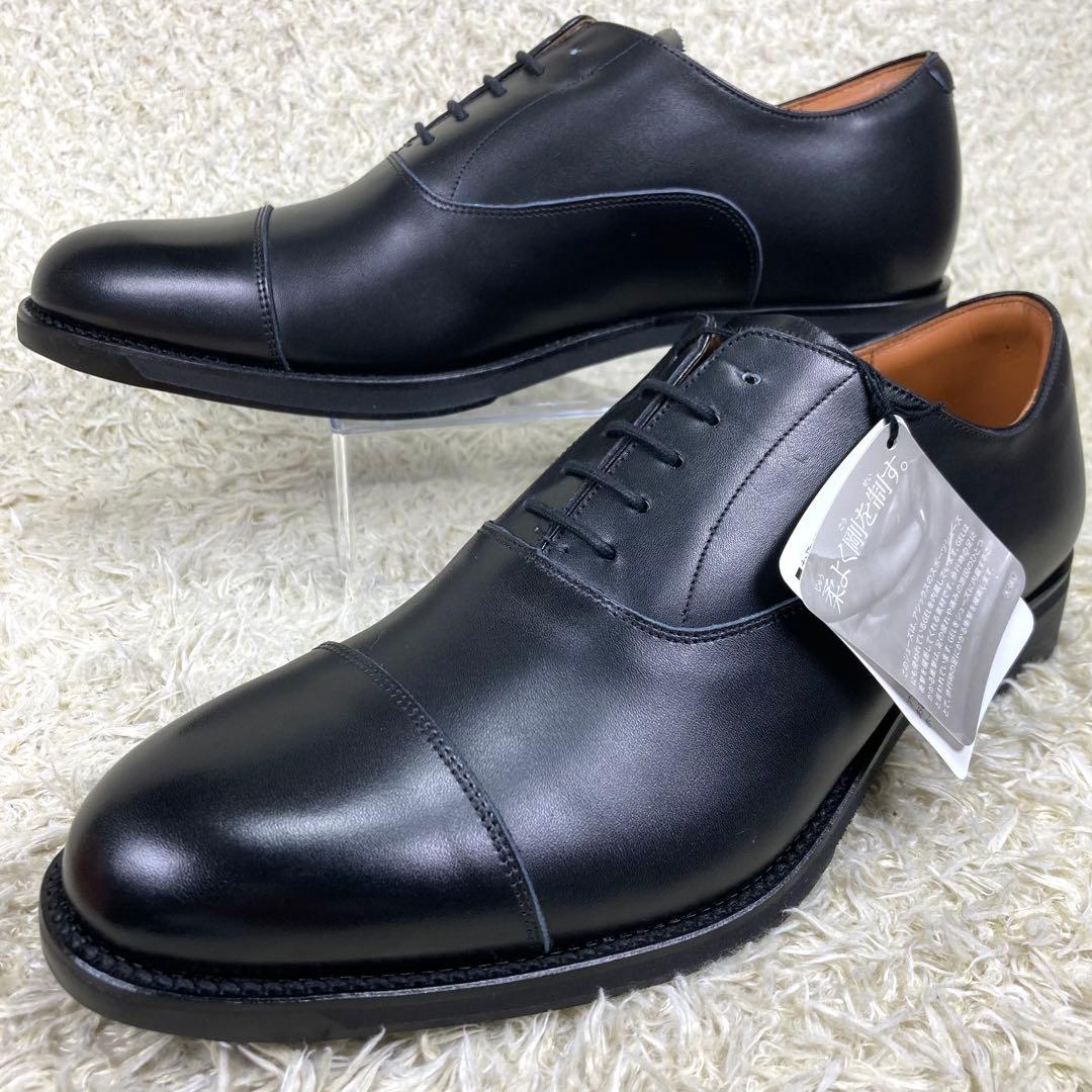 『未使用/タグ付』ASICS RUNWALK 革靴 ストレートチップ ブラック ASICS WALKING（アシックスウォーキング） アシックス ランウォーク