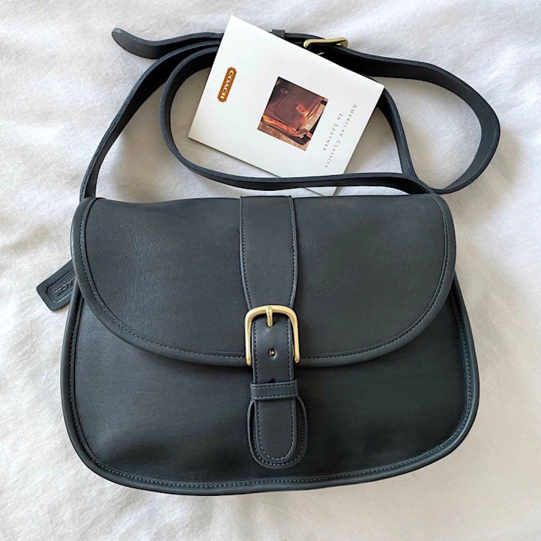 未使用？超希少 オールドコーチ ショルダーバッグ グリーン OLD COACH