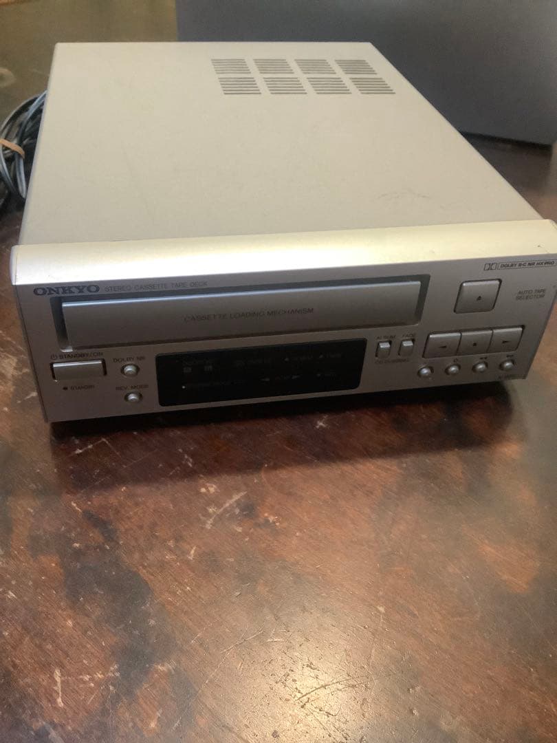 ジャンク品】ONKYO カセットデッキK-V77 - メルカリ