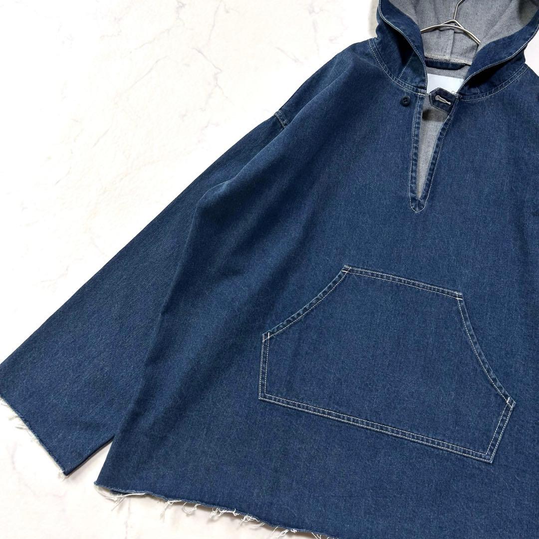 極美品ウィムガゼットインフルエンサーコラボデニムフーディー2025定価
