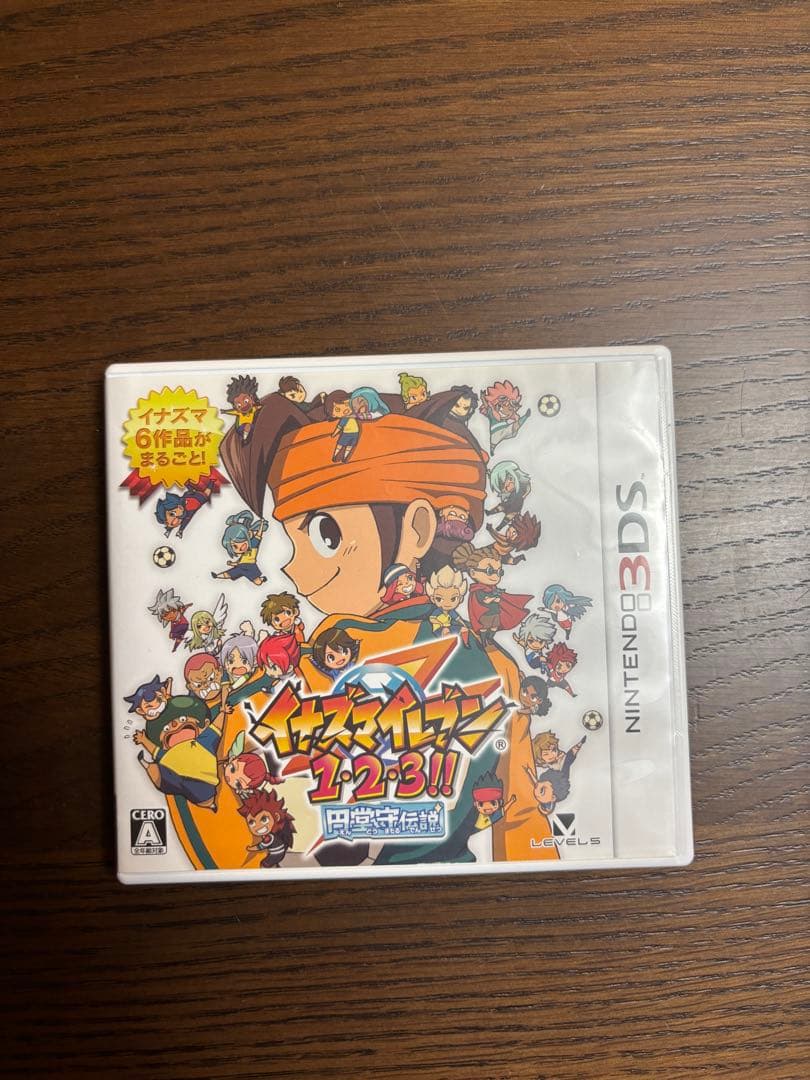 3DS イナズマイレブン1・2・3 円堂守伝説 すれ違い人数MAX イナズマイレブン1・2・3!!円堂守伝説 ～すれ違い通信MAX～ 3DS - メルカリ