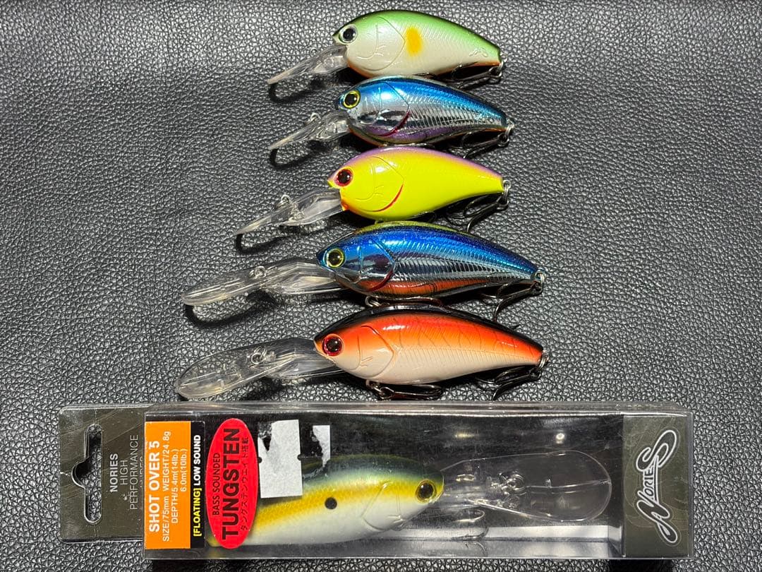 NORIES ショットオーバー2、3、4、5セット SHOT OVER 5 | BASS | NORIES