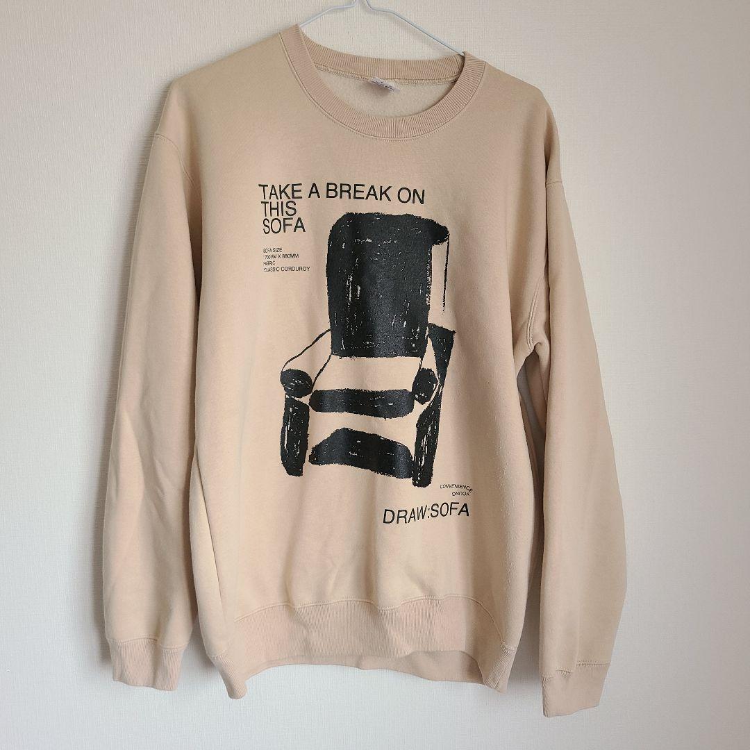 CONVENIENCE YOUNG ソファグラフィックスウェット Lサイズ CONVENIENCE YOUNG ソファグラフィックスウェット Lサイズ