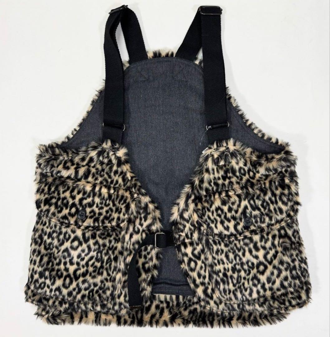三軒茶屋　Us アス　ファーベスト　豹柄 US 三軒茶屋 Leopard Vest ヒョウ柄 ベスト - メルカリ