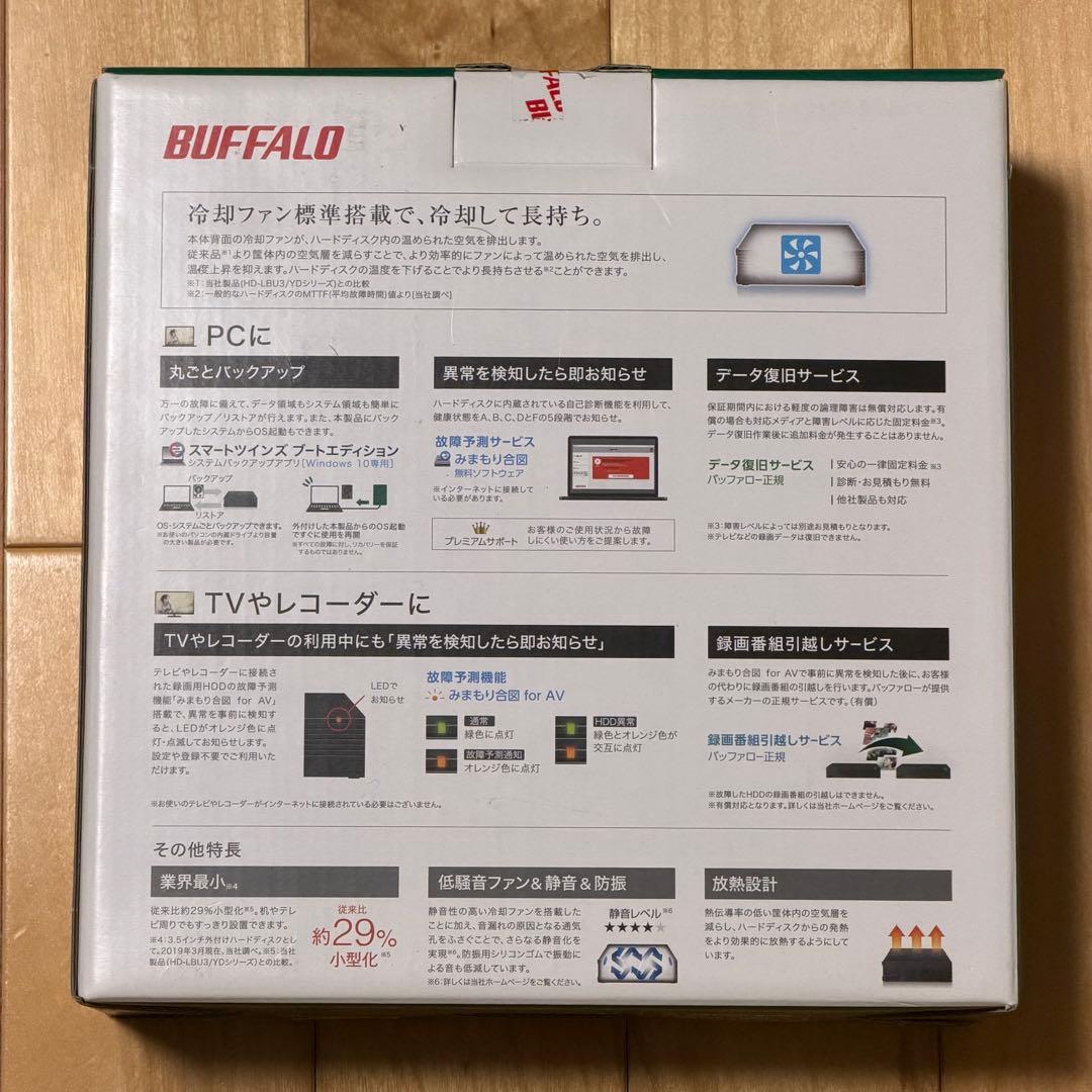 BUFFALO 外付けHDD 3.0TB HD-LDF3.0U3-BA/Y