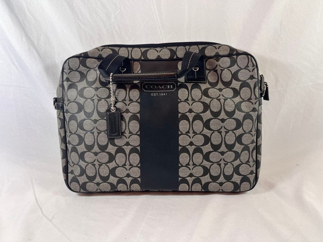 ⑤ COACH ビジネスバッグ 2way シグネチャー　ハンドバッグ　【043】 コーチ シグネチャー2WAYバッグ COACH | 京都通販ミセスのファッション