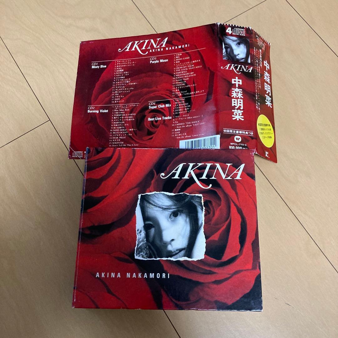 【即購入ok!!】中森明菜『AKINA』4枚組ベスト 初回限定豪華BOX仕様 即購入ok!!】中森明菜『AKINA』4枚組ベスト 初回限定豪華BOX仕様