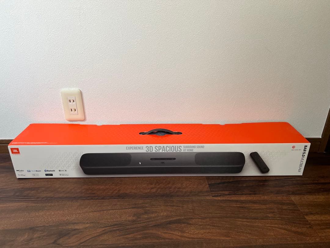 未使用/新品 JBL サウンドバー Bar 5.0 MultiBeam JBL ハイブリッド式サラウンドサウンドバー Bar 5.0 MultiBeam