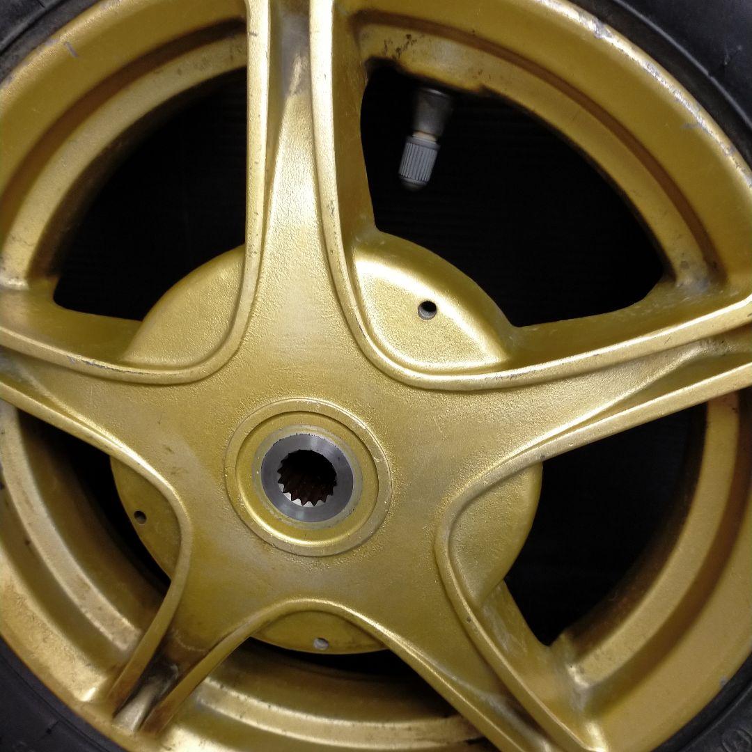 ☆10 ヤマハ JOG ZR SA39J 前後ホイール キャスト ゴールド - メルカリ