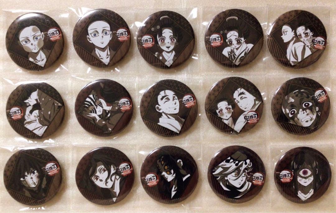 鬼滅の刃 ufotable ダイニング 缶バッジ コンプリート 黒死牟 義勇