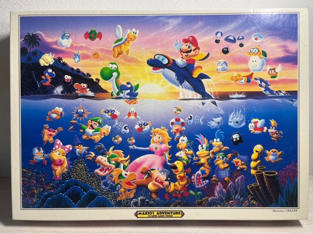 レトロ 任天堂　スーパーマリオワールド　ジグソーパズル 南の島 500ピース レトロ 任天堂 スーパーマリオワールド ジグソーパズル 南の島 500ピース