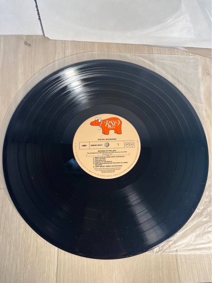 スターウォーズ ジェダイの復讐 LP 日本盤 帯付 サントラ 昭和レトロ