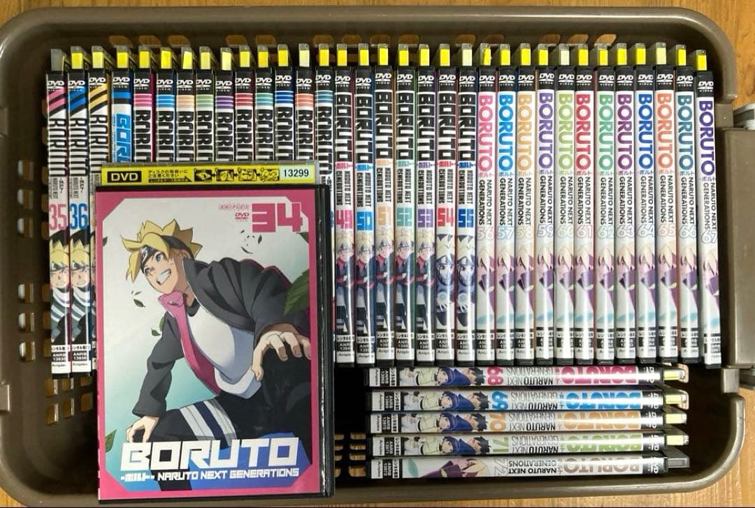 BORUTO ボルト DVD 34〜72巻セット（ケースなし） pinebook_a8198
