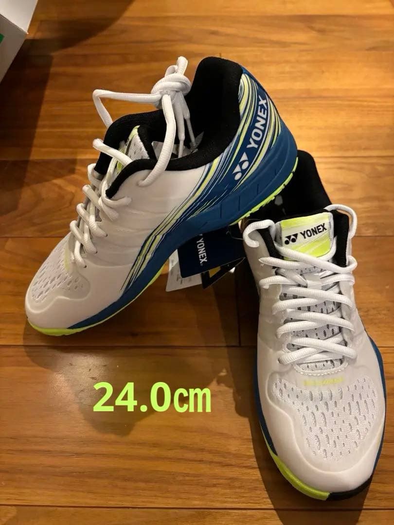 ヨネックス　エアラスダッシュ　24.0㎝　ソフトテニス　シューズ　新品未使用 シリーズ最軽量260gを実現。軽快なフットワークを生むテニスシューズ